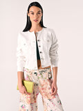 Giubbino in Jeans Bianco