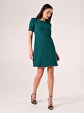 Abito A-Line Verde Reale