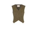 Gilet Verde Militare in Poliviscosa