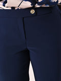 Pantaloni Curvy Blu