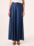 Pantaloni Ampi in Chambray