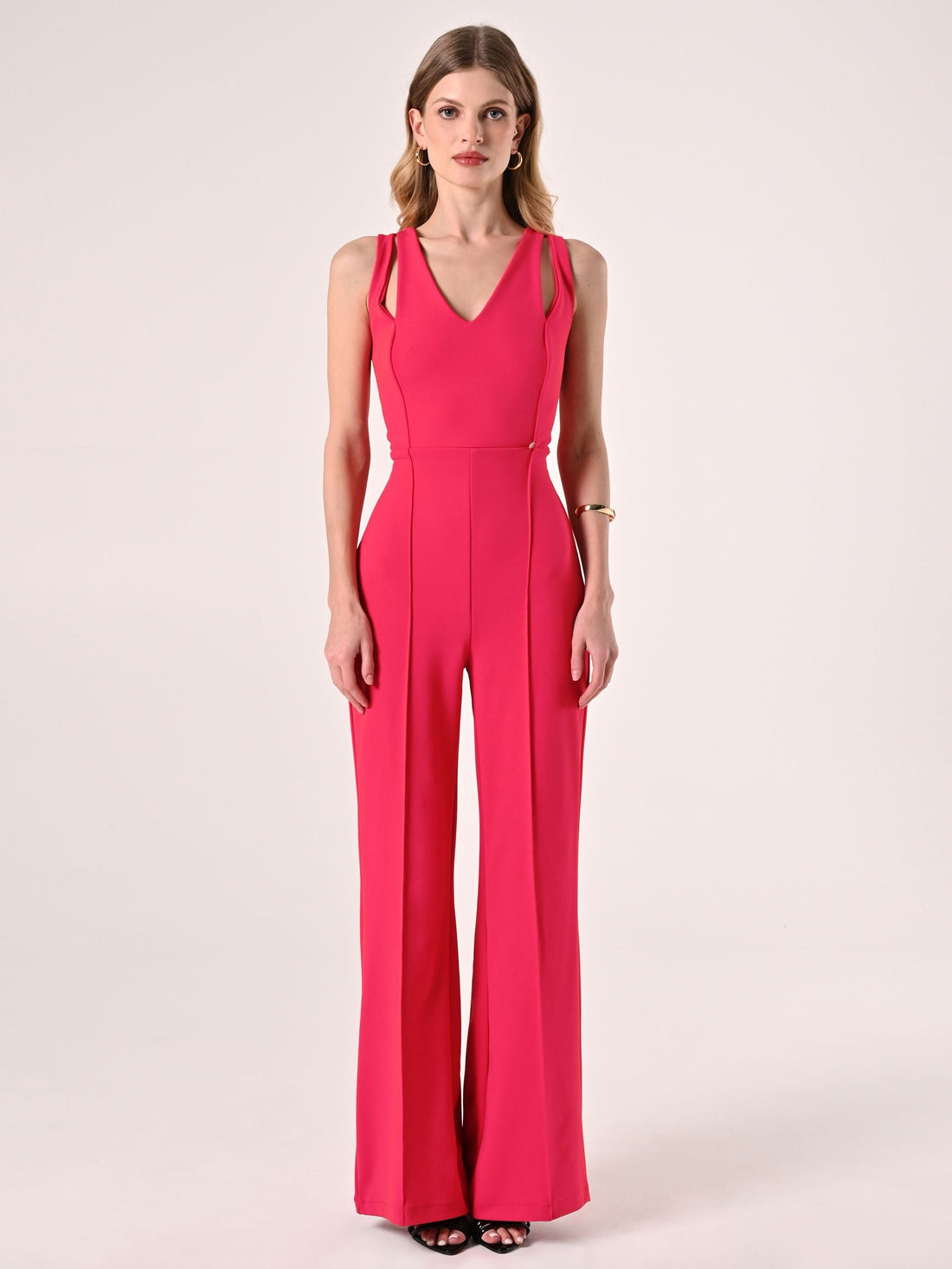 Tuta dettaglio Cut Out Fuxia