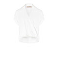 Blusa Asimmetrica Bianca