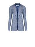 Giacca doppiopetto in chambray