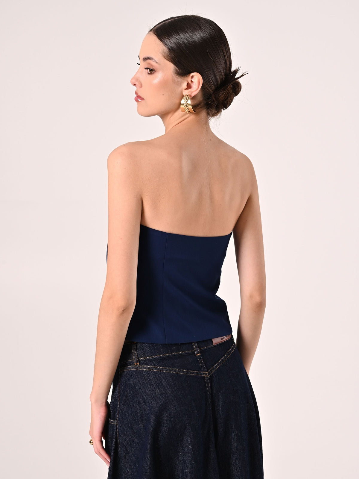 Top Bustier Blu