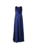 Abito Lungo Blu Paillettes
