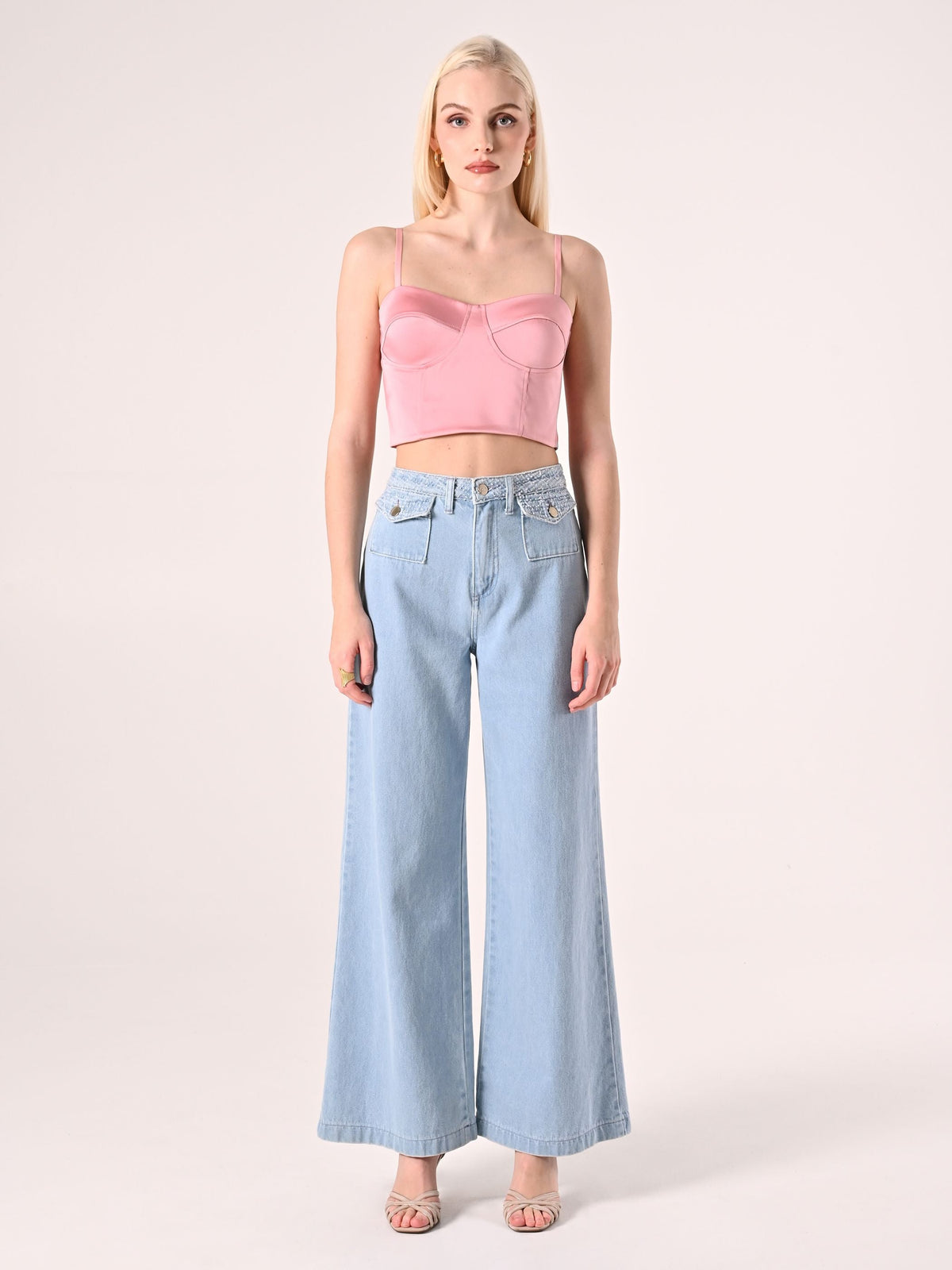 Top Bustier Rosa