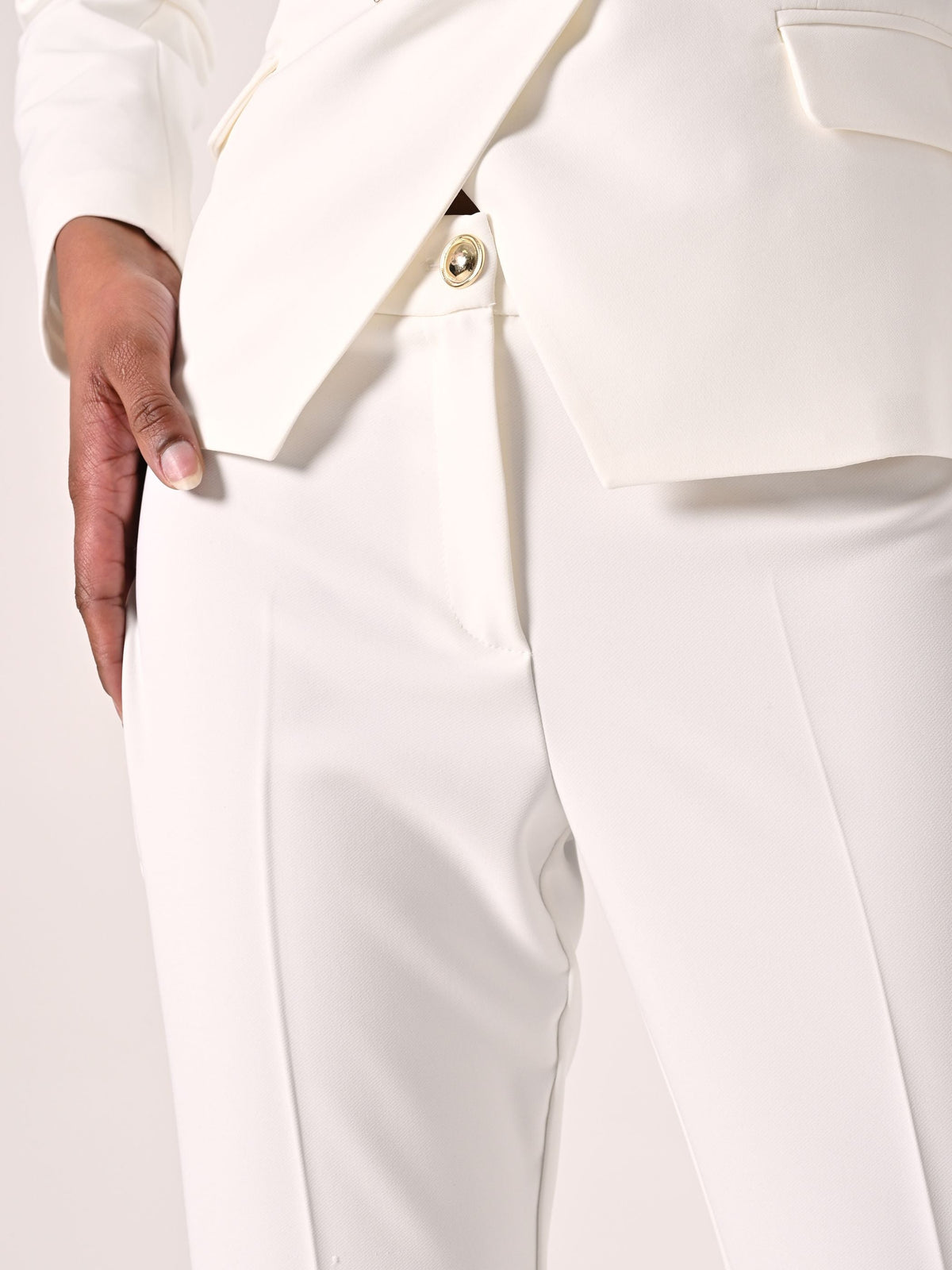 Pantaloni in tessuto tecnico Bianchi