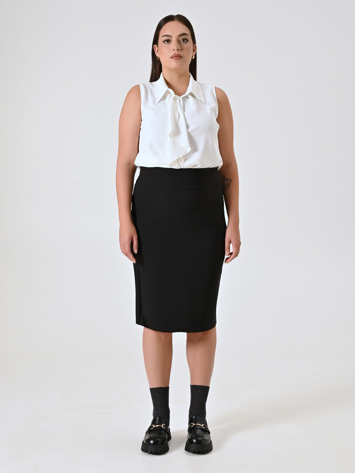 Gonna Curvy Tubino Nero