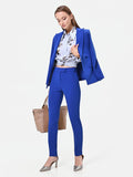 Pantalone a sigaretta blu cina