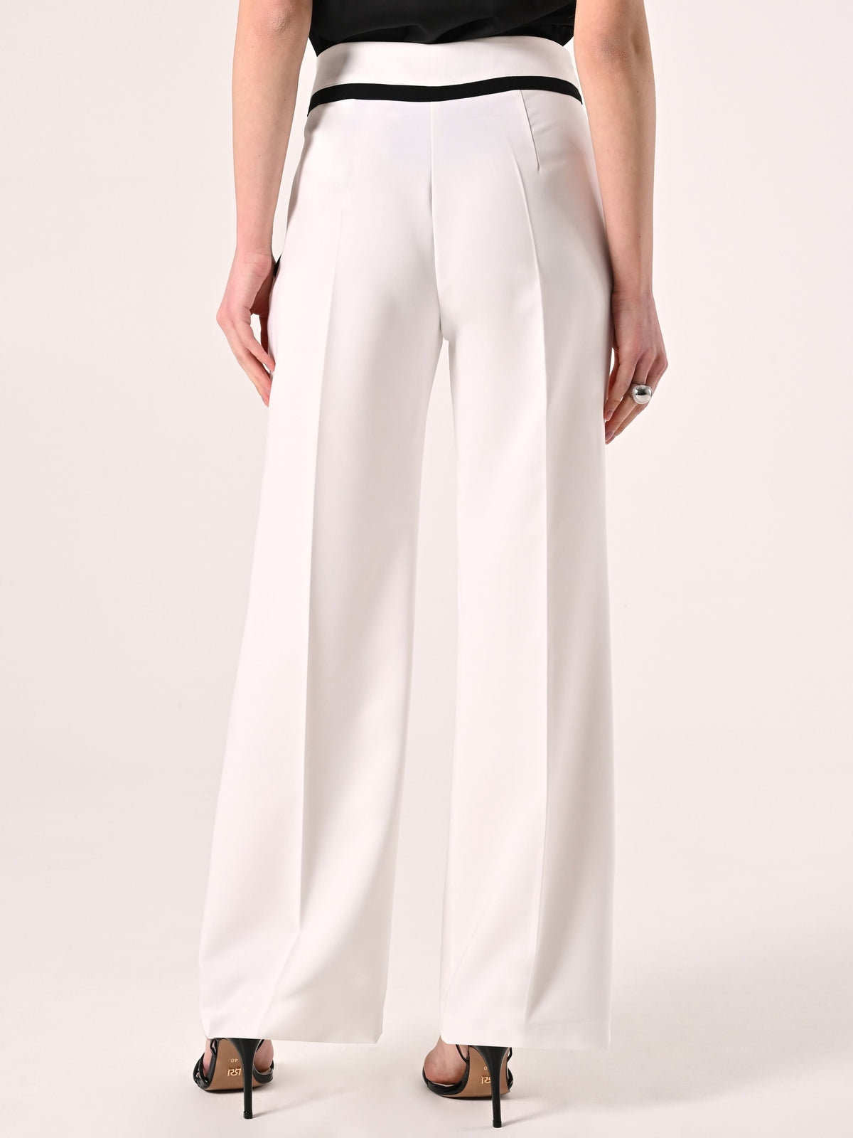 Pantaloni Palazzo Bicolor Black & White