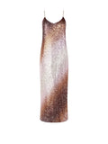 Abito Sottoveste in Paillettes Sfumate