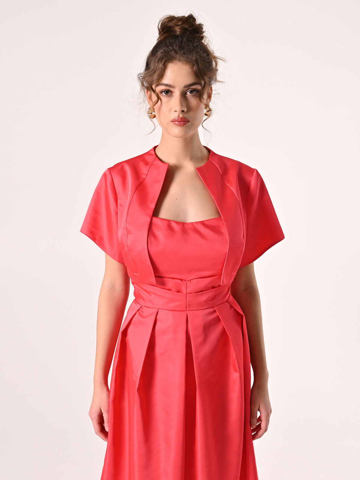 Coprispalle Corto in Twill Camelia