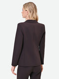 Giacca marrone moro dalla linea sfiancata