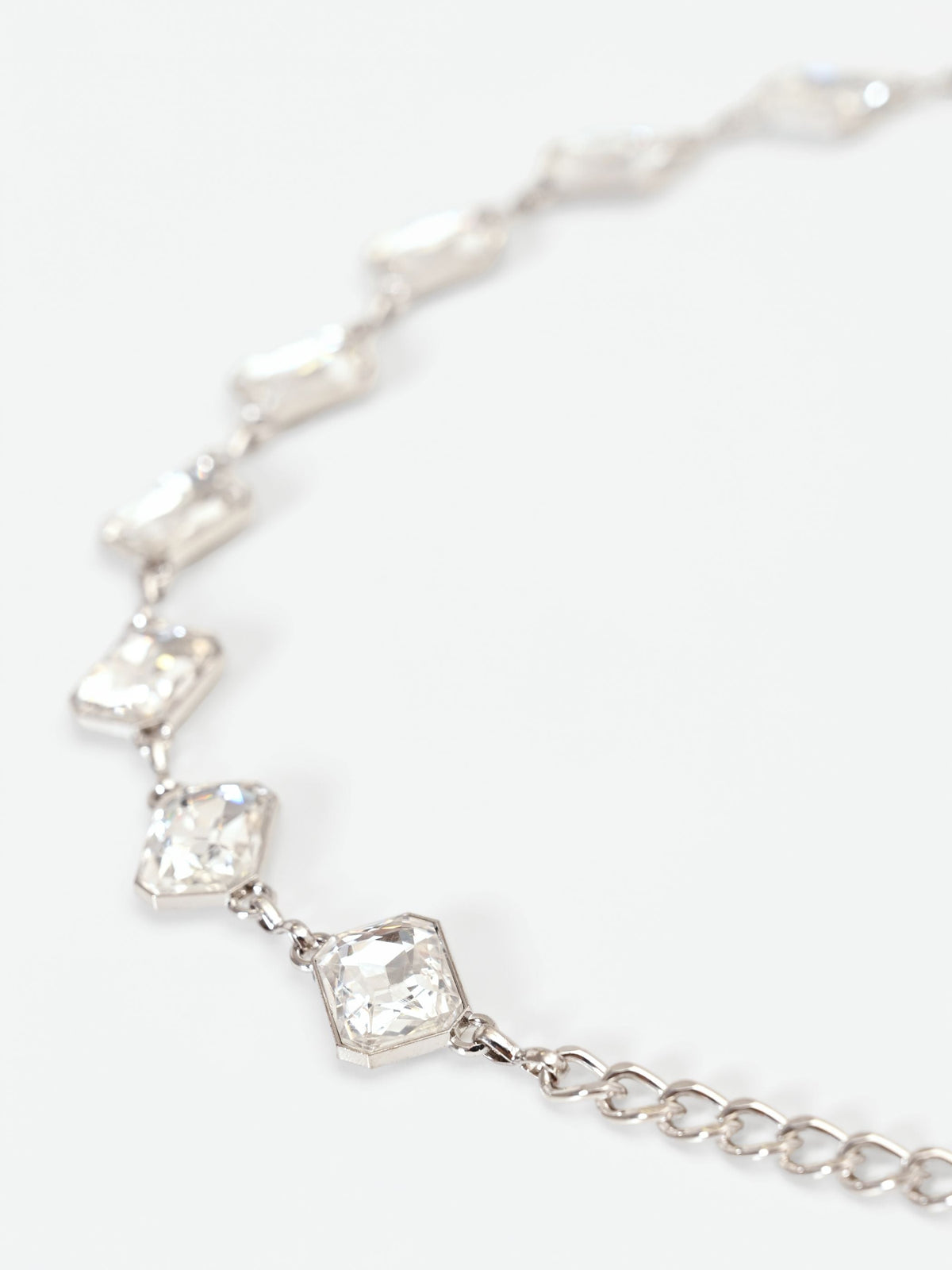 Cintura gioiello argento con cristalli