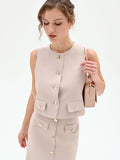 Gilet Studio sartoriale tortora beige