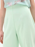 Pantalone a palazzo verde menta