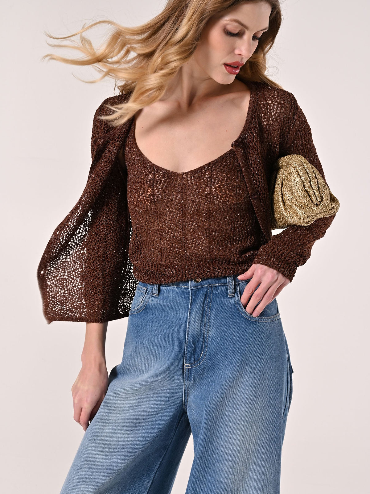 Top in Maglia Lurex