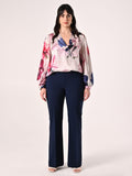 Pantaloni Curvy Blu