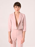 Giacca Corta Rosa Chiaro