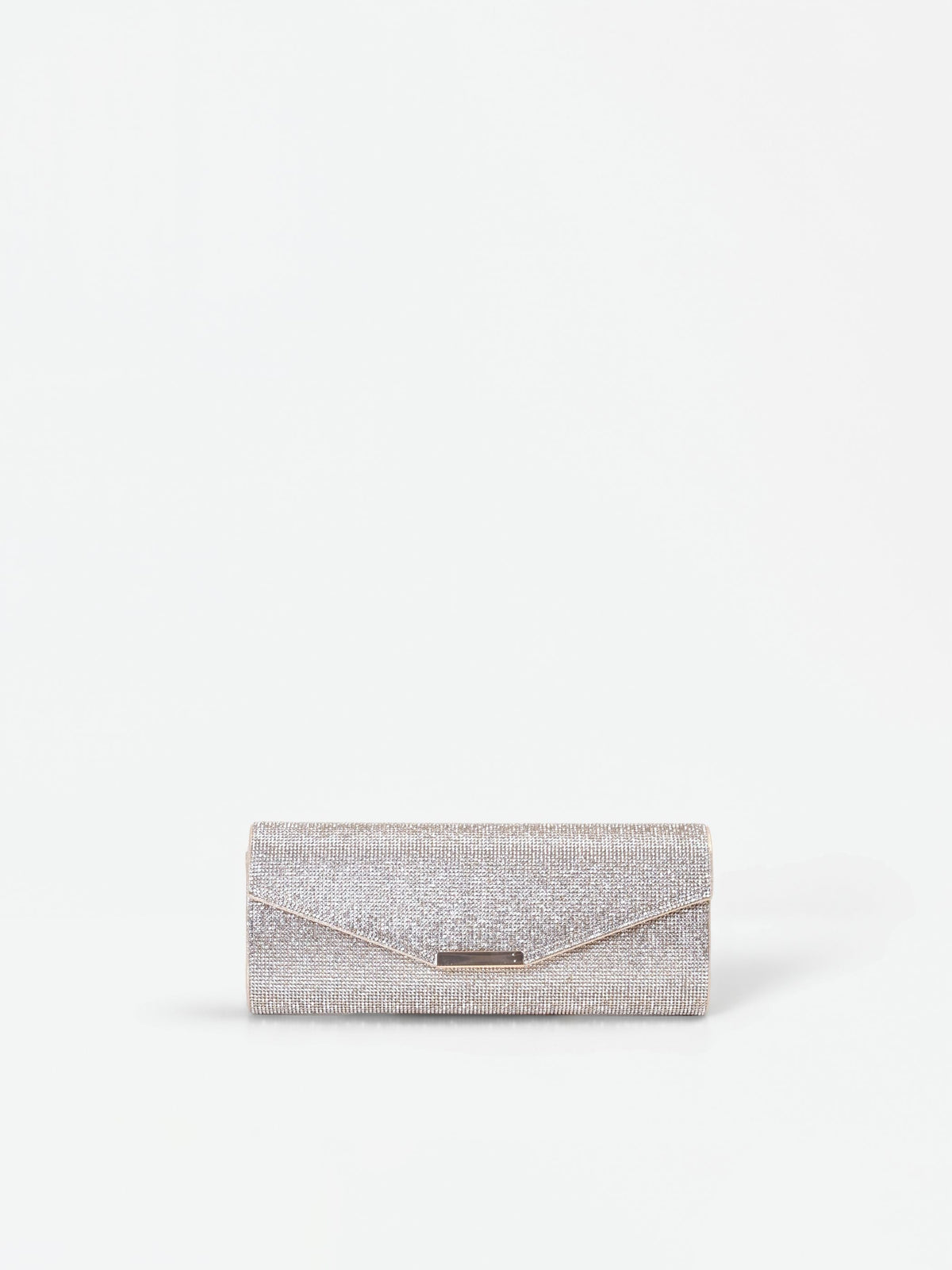 Pochette gioiello oro con micro strass