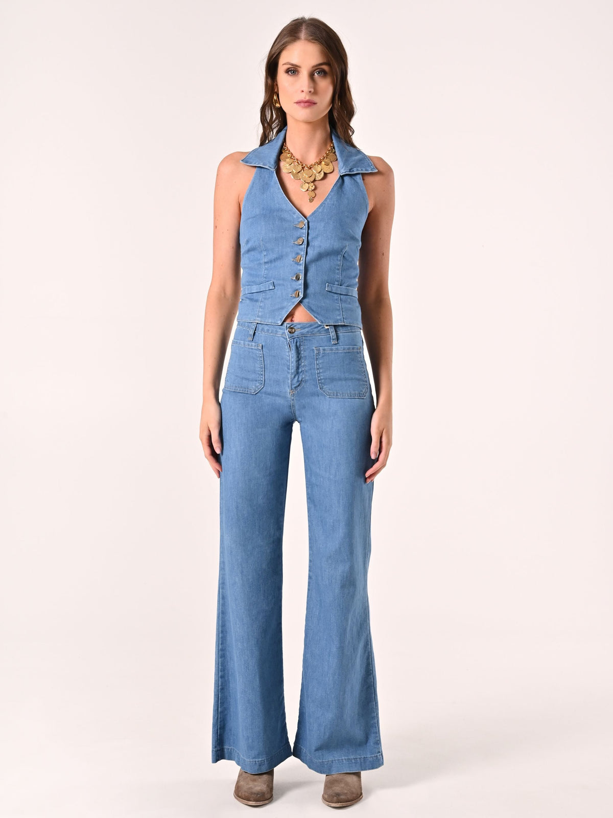 Gilet in Jeans