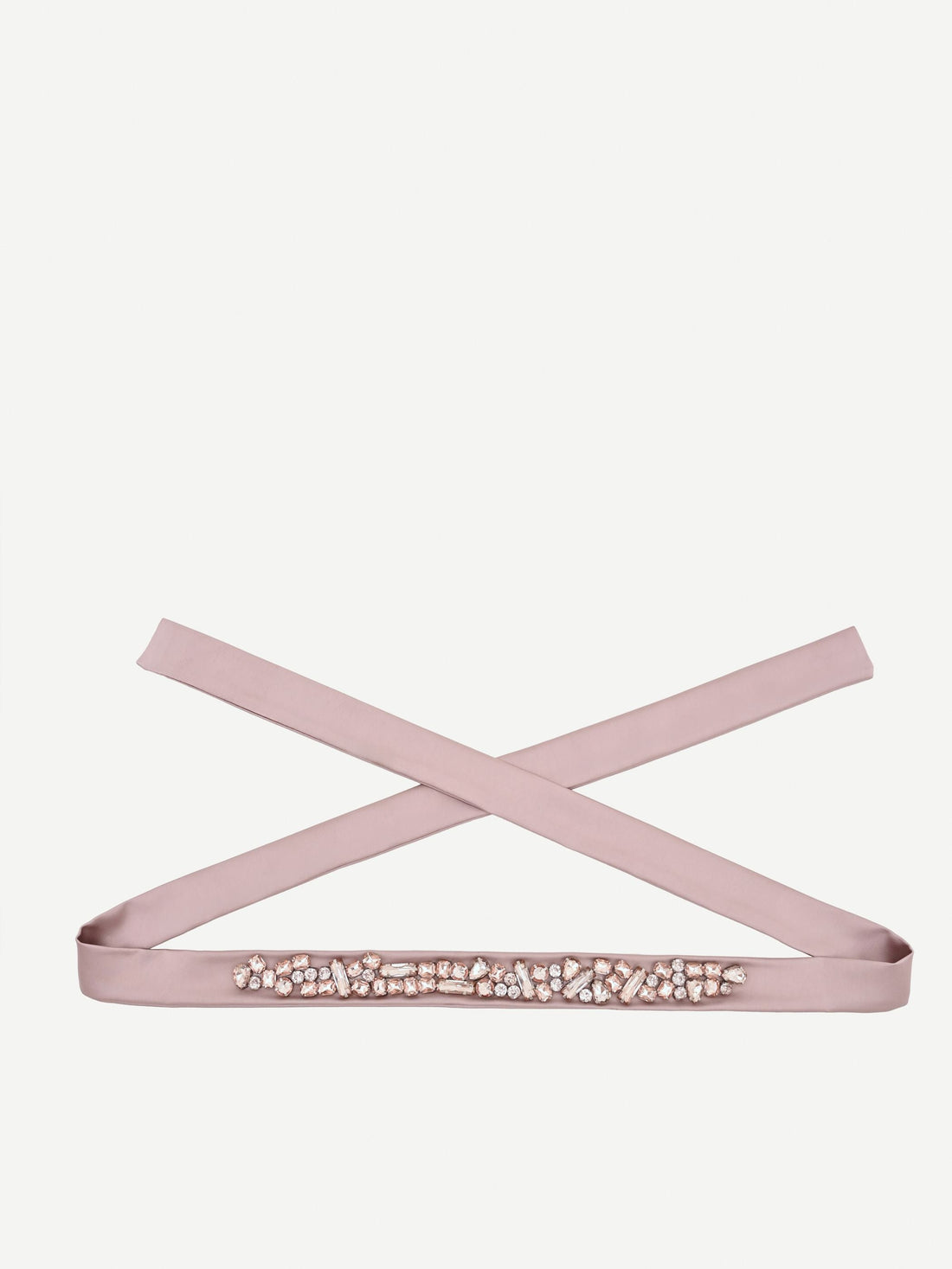 Cintura atelier rosa blush con pietre