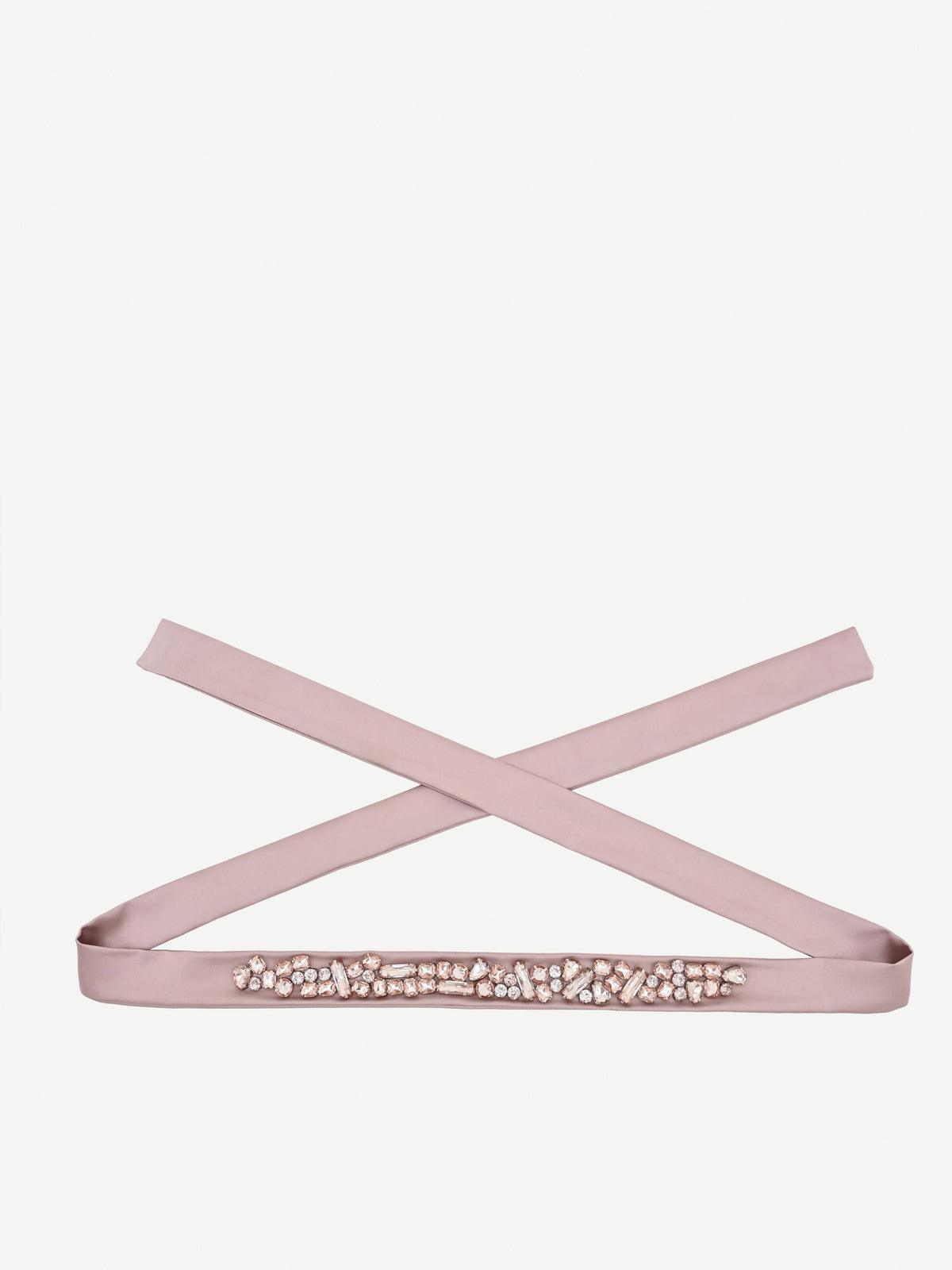 Cintura atelier rosa blush con pietre