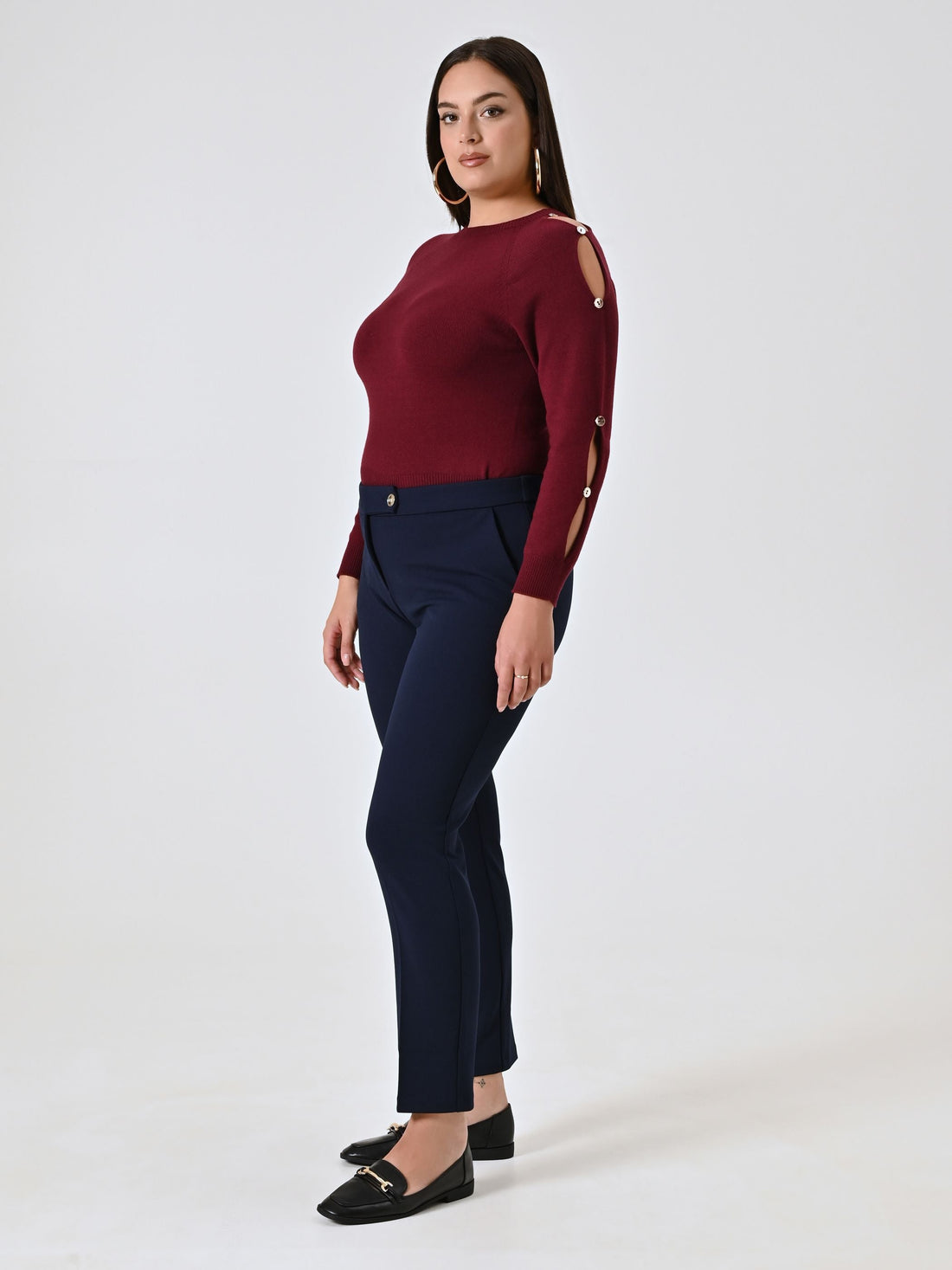 Pantaloni Skinny Curvy Blu