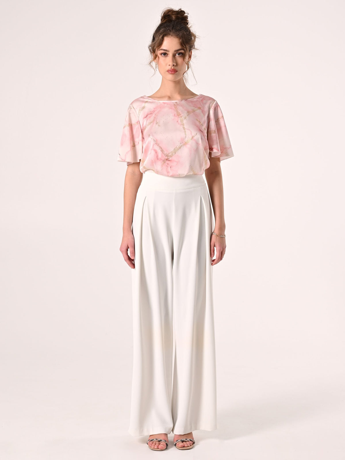 Blusa Marmorizzata Rosa
