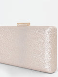 Clutch Oro Glitter con chiusura Gioiello