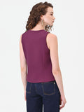 Gilet doppiopetto bordeaux