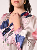 Blusa Curvy stampa Floreale
