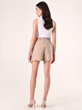 Shorts Beige Scuro in Misto Modal