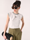 Top in Maglia Black & White
