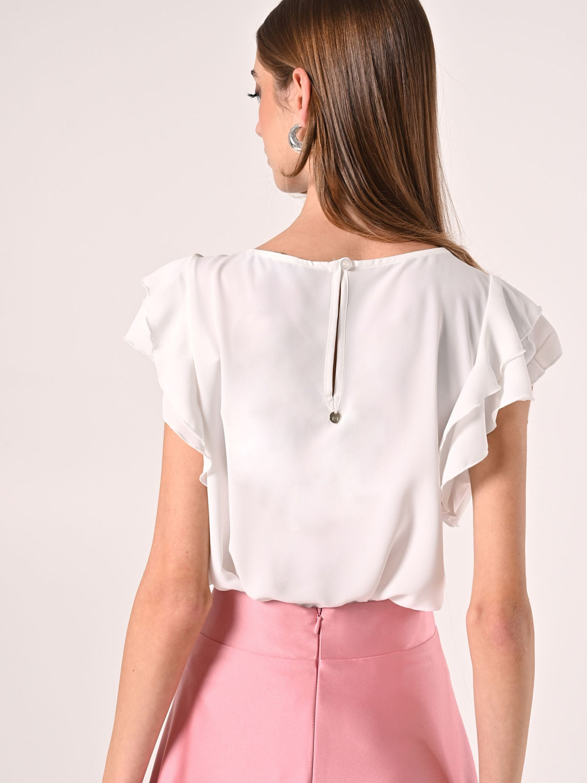 Blusa con Maniche ad Aletta