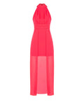 Abito High-Low Fuxia