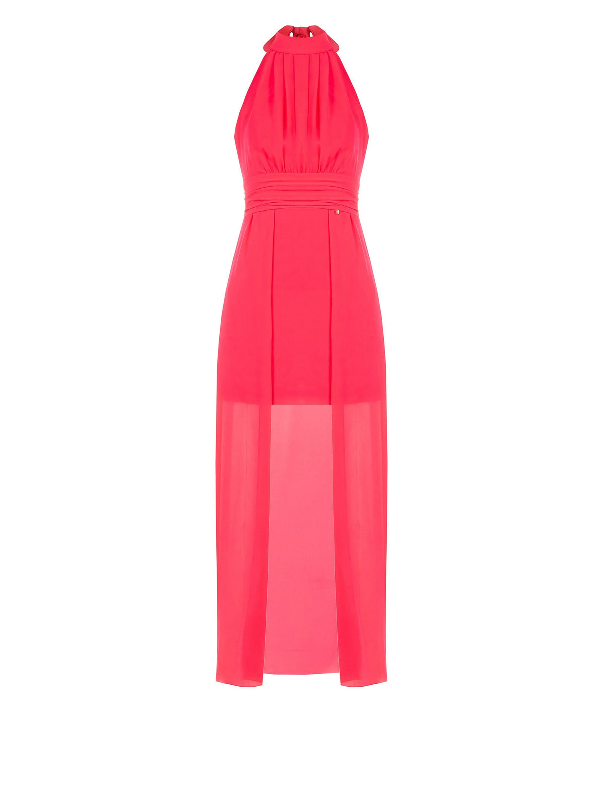 Abito High-Low Fuxia