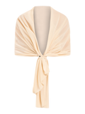 Stola in Georgette Beige