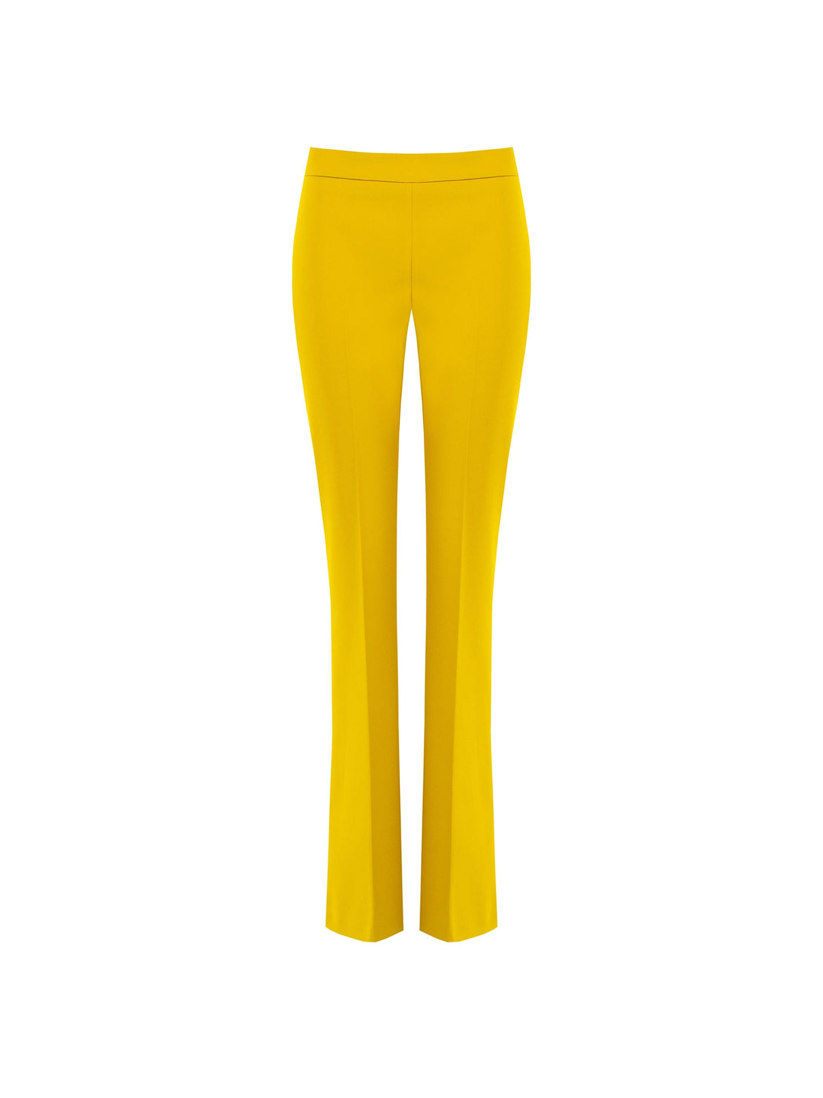 Pantalone a vita alta verde olio