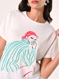 T-Shirt Ricamo in Rilievo