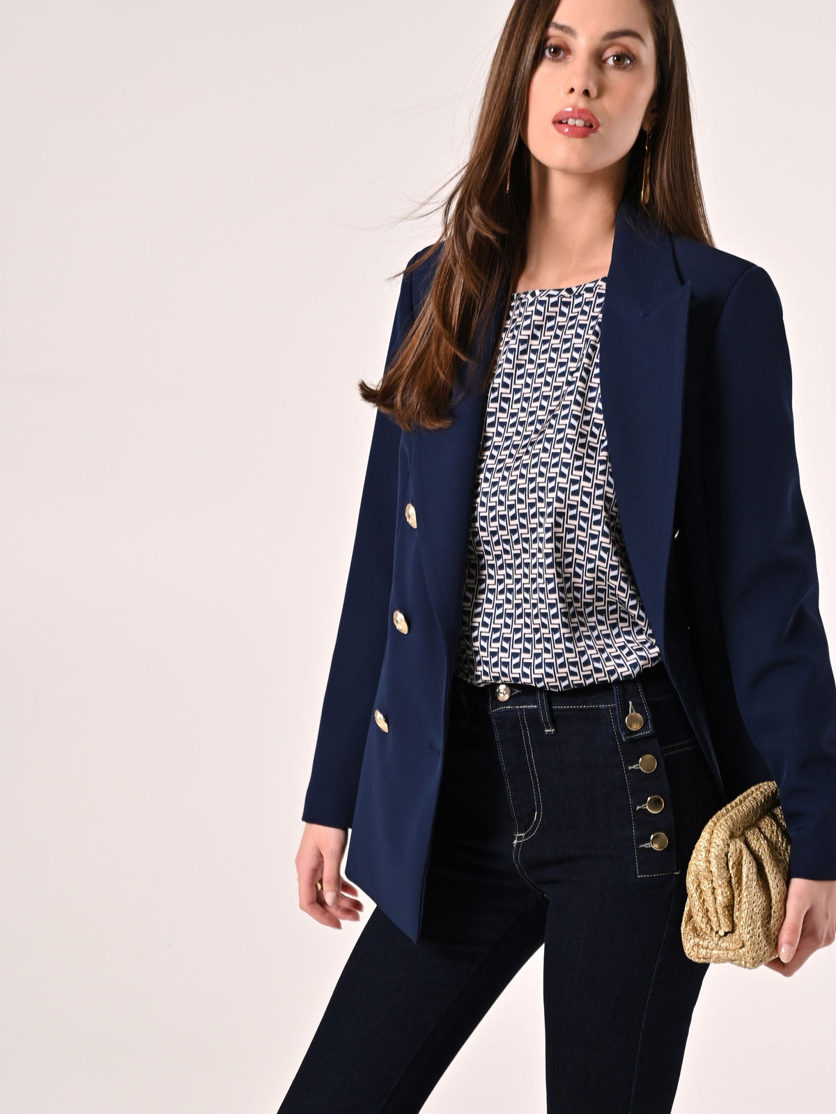 Blusa stampa Geometrica