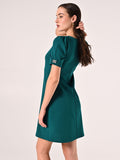 Abito A-Line Verde Reale