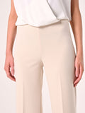 Pantaloni Beige Chiaro in Scuba mano Crepe
