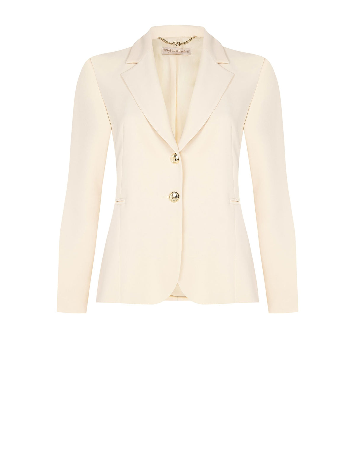 Giacca Curvy Beige Chiaro