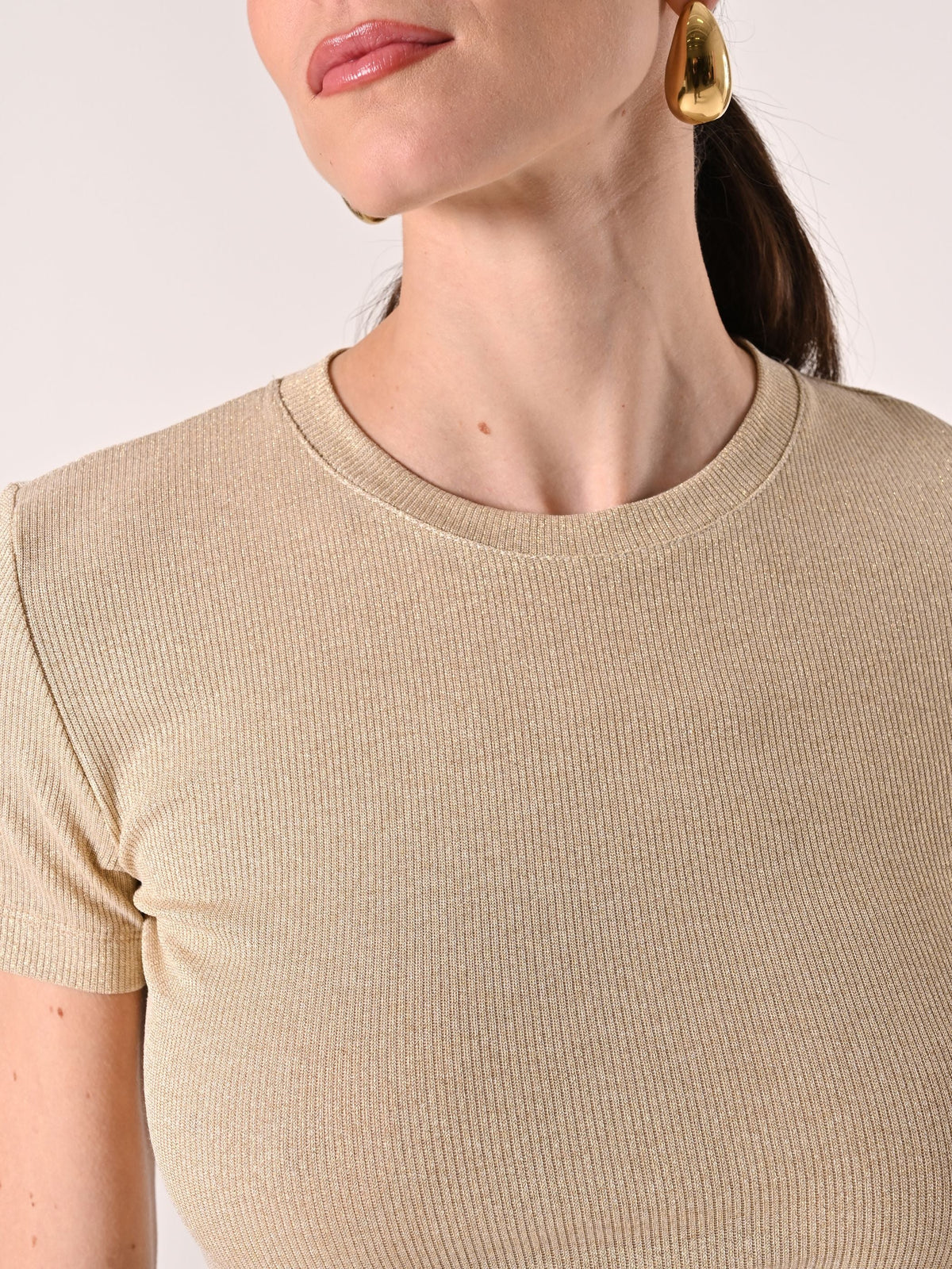 T-Shirt Lurex Oro