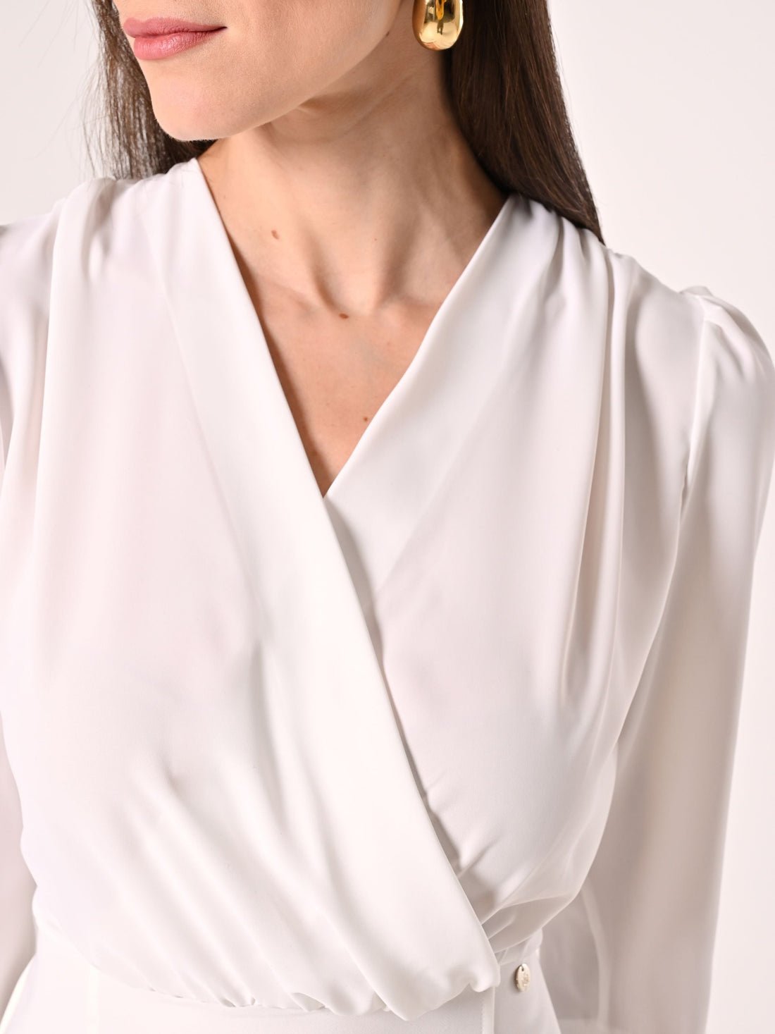 Blusa Incrociata Bianca