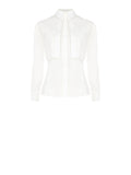 Camicia tre-in-uno bianca in cotone