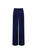 Pantaloni Palazzo Blu Navy