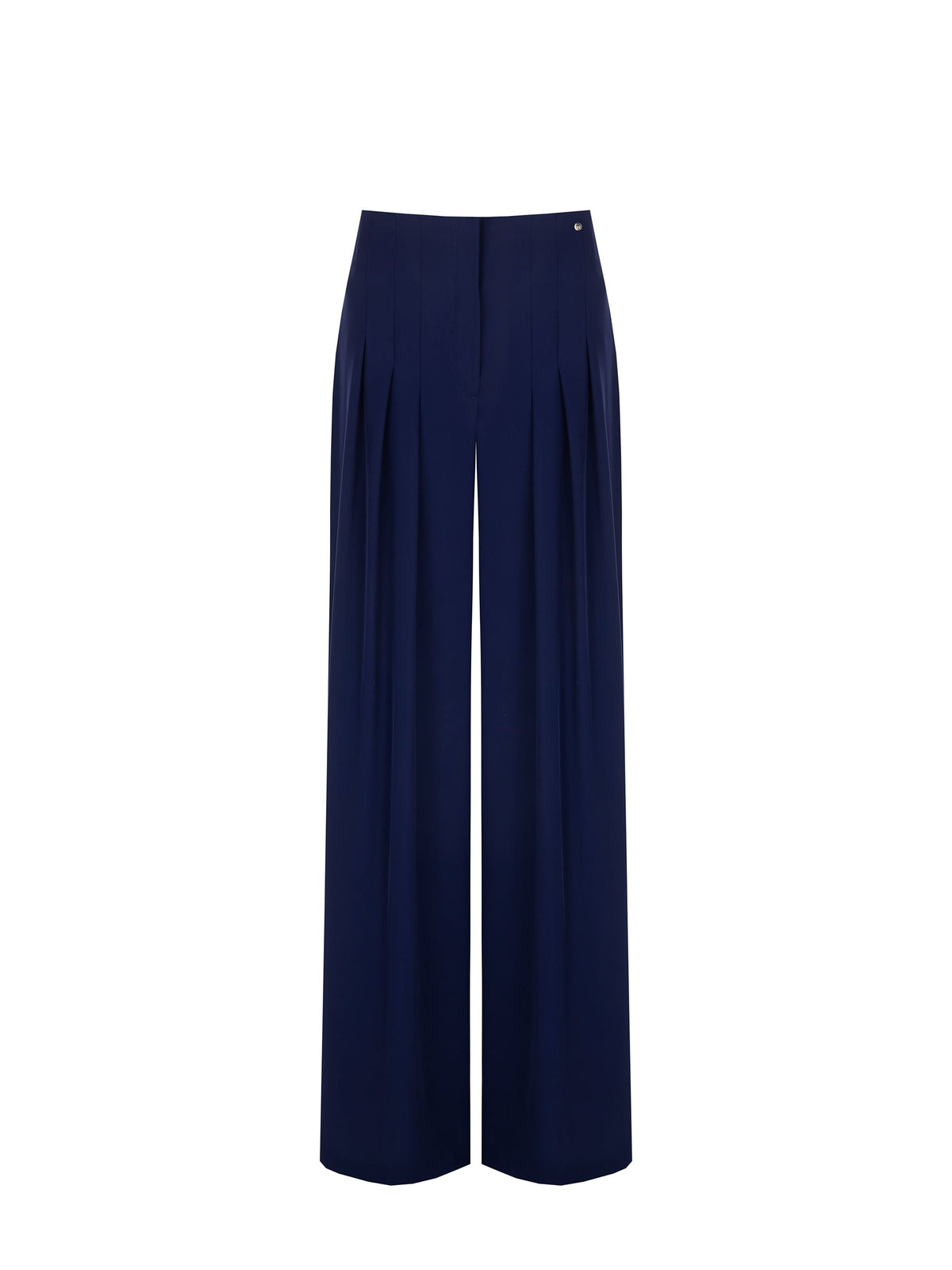 Pantaloni Palazzo Blu Navy